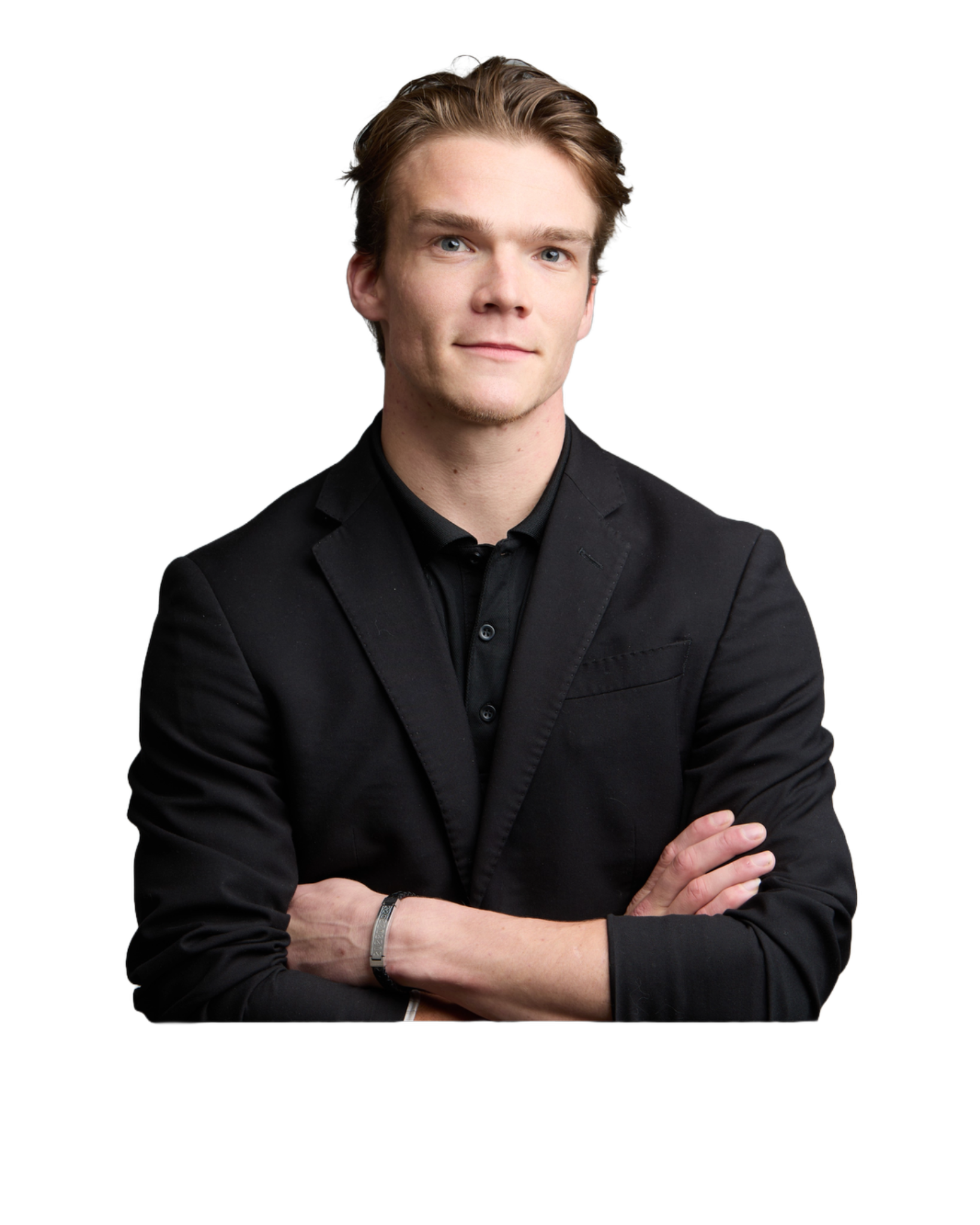 Professional portrait of Jon Wyatt in a black blazer